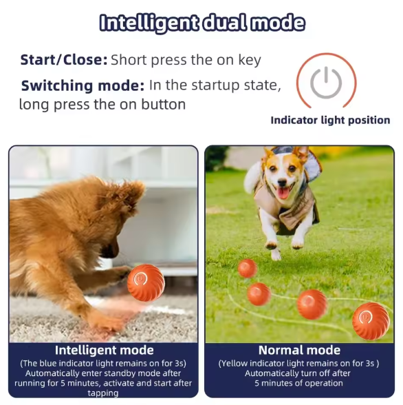 ❤️ 50 % RABATT! Heißer Verkauf: Intelligenter interaktiver Hüpfball für Haustiere