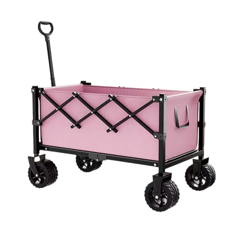 📢 50% RABATT! 🛒 Faltbarer Transportwagen mit Rädern 🌿 Stabiler Stahlrahmen & 80 kg Traglast für Garten, Camping und Strand
