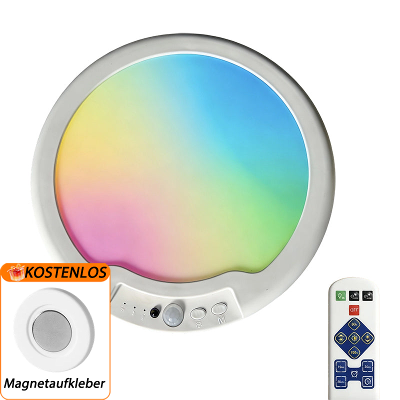 💡 LIMITIERTES ANGEBOT 50% RABATT! 🔋 Wiederaufladbare LED-Deckenleuchte mit Bewegungssensor & Fernbedienung – USB-Aufladbar, Farbwechsel, Einfache Montage ✨