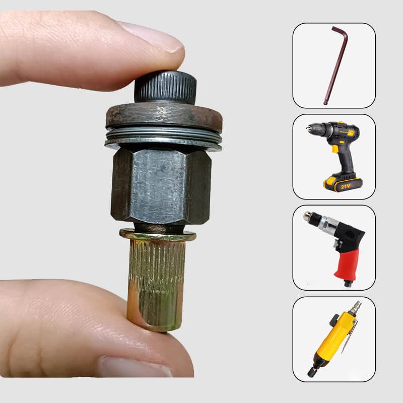 Nietwerkzeugkopf & Einschlagmutter-Kappe | 🏆 Top-Seller | Jetzt 50% RABATT sichern!