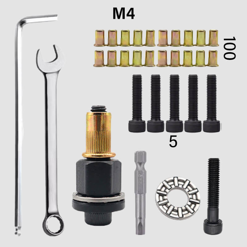 Nietwerkzeugkopf & Einschlagmutter-Kappe | 🏆 Top-Seller | Jetzt 50% RABATT sichern!