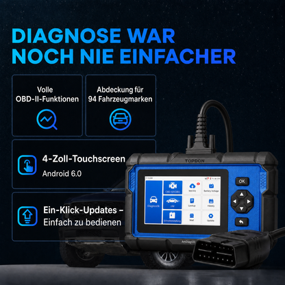 Multifunktionaler OBD2-Diagnosescanner für Fahrzeugmotoren