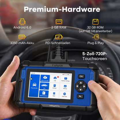 Multifunktionaler OBD2-Diagnosescanner für Fahrzeugmotoren