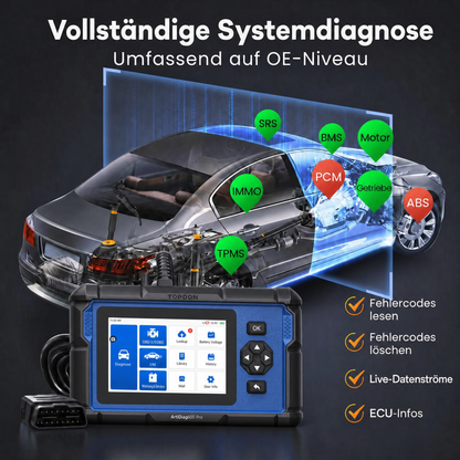 Multifunktionaler OBD2-Diagnosescanner für Fahrzeugmotoren