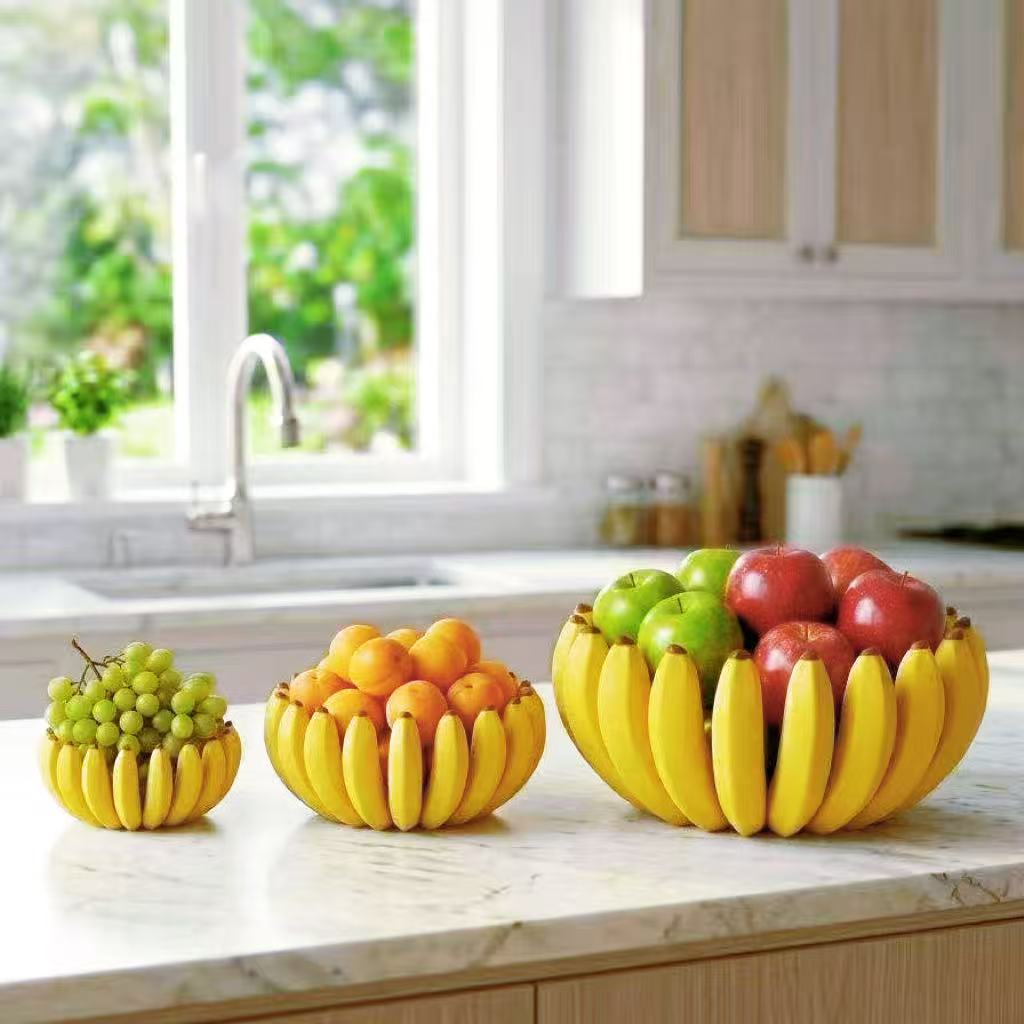 Kreative Bananenform Obstschale