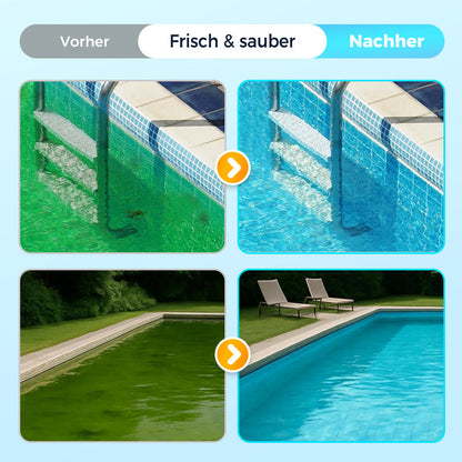 🌞Solar-Ionisator für dauerhaft glasklares Schwimmbadwasser – Reduziert Chlor bis zu 80%, umweltfreundlich & wartungsarm ✨