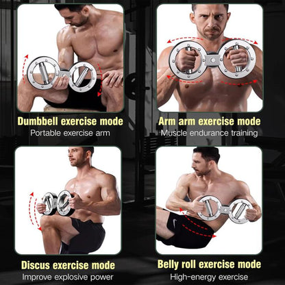 📢📢50 % Rabatt!! ⏰💪 [Heimtrainer für Armtraining] Rotator-Drehmaschine, 5,4 kg Arm- und Schultertrainer mit einstellbarem Widerstand, Unterarm- und Griffkrafttrainer für Männer und Frauen – Heim- und Fitnessstudio