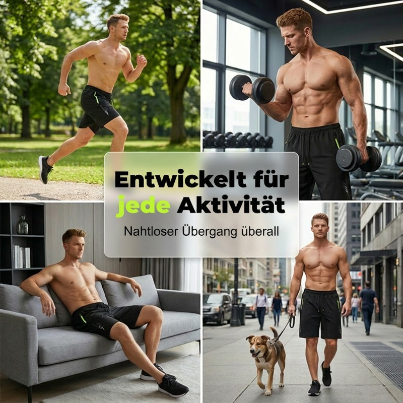 Schnelltrocknende Herren-Sportshorts