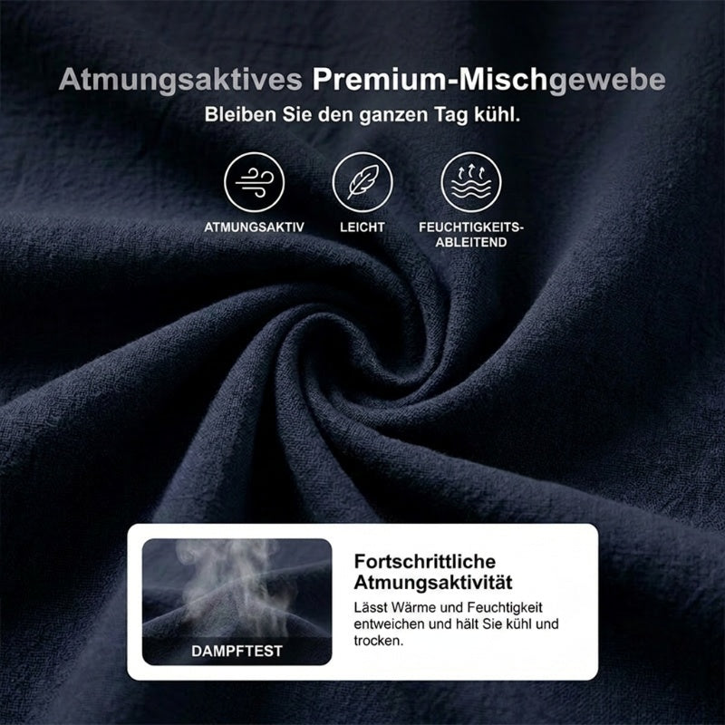 👕 BEFRISTET 55% RABATT! ✨ Herren Leinen-Set – Ärmelloses Top mit Schnürung, Shorts, 7 Farben ☀️