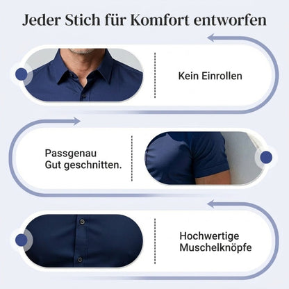👔⚡60% RABATT! | Bügelfreie Herrenhemden – Kein Bügeln nötig, knitterfrei und den ganzen Tag angenehm zu tragen!