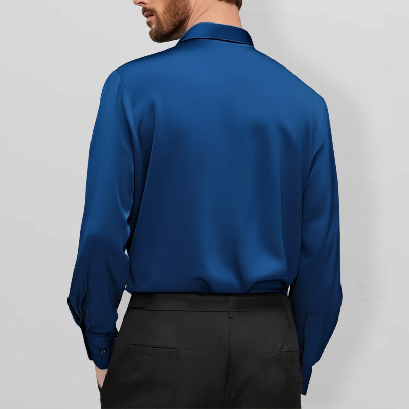 📢📢50 % RABATT !! ⏰👔 Herren Stretchhemd – Knitterfrei und bequem