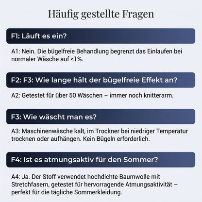👔⚡60% RABATT! | Bügelfreie Herrenhemden – Kein Bügeln nötig, knitterfrei und den ganzen Tag angenehm zu tragen!