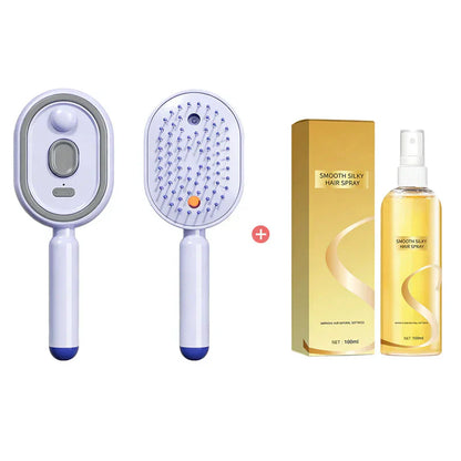 ⏰ 50 % RABATT – Nur für kurze Zeit ✨Elektrische Spray- und Massage-Haarbürste für sanfte Pflege 💆‍♀️🌿