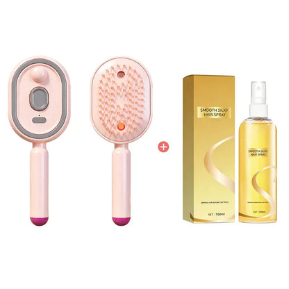 ⏰ 50 % RABATT – Nur für kurze Zeit ✨Elektrische Spray- und Massage-Haarbürste für sanfte Pflege 💆‍♀️🌿