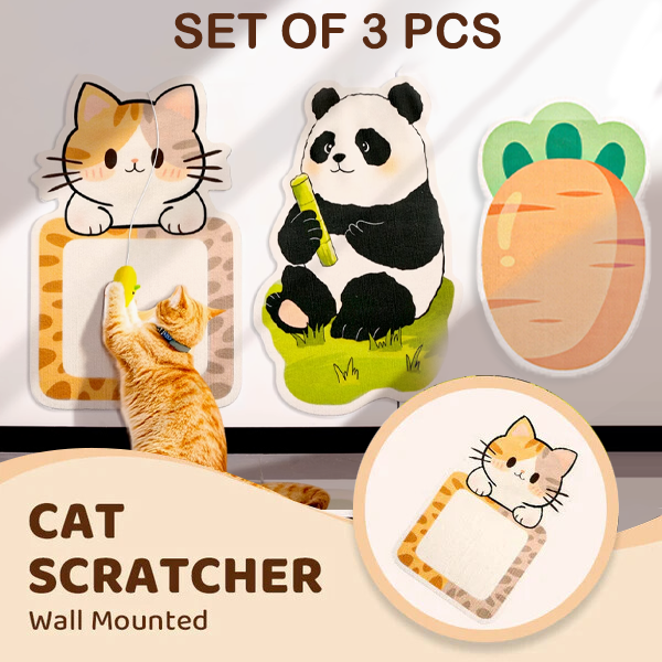 🐱Heißer Verkauf 50% Rabatt🔥Wand-Kratzbrett aus robustem Material – kratzfest, staubfrei & selbstklebend, schützt Möbel & Tapeten 🛋️