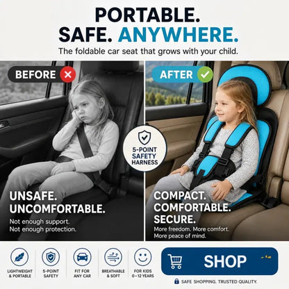 📢📢50% RABATT !!⏰Tragbarer Kindersitz fürs Auto