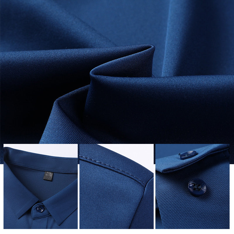📢📢50 % RABATT !! ⏰👔 Herren Stretchhemd – Knitterfrei und bequem