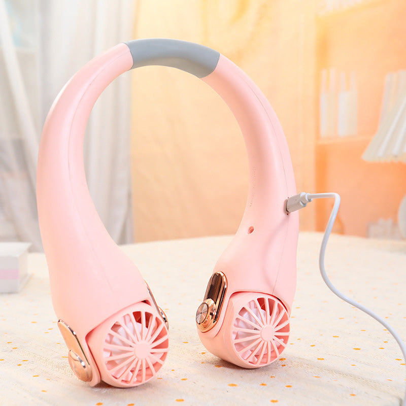 💞Über 50.000 verkauft!🍃💨 50 % RABATT! 🏖️Nacken-Klimaanlage mit Ventilator – ultraleise, 360° drehbar, 3 Geschwindigkeitsstufen. Freihändige Kühlung, lange Akkulaufzeit. 😎🌬️