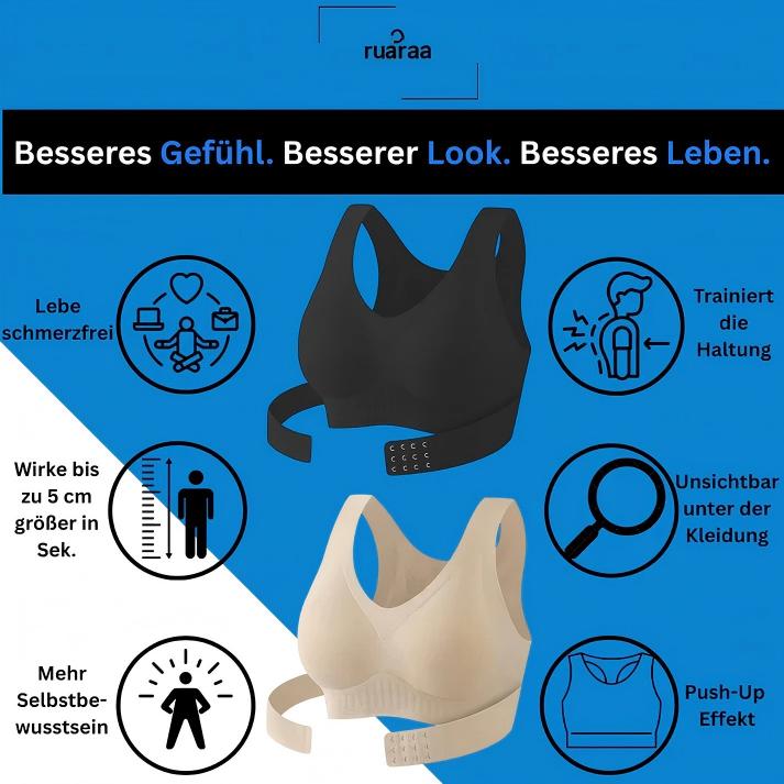 ⏳Begrenzte Zeit 50% Rabatt💥Nahtloser, haltungsverbessernder Push-up-BH für Frauen