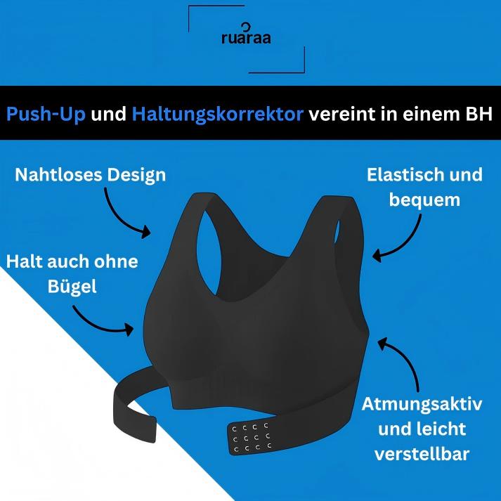 ⏳Begrenzte Zeit 50% Rabatt💥Nahtloser, haltungsverbessernder Push-up-BH für Frauen