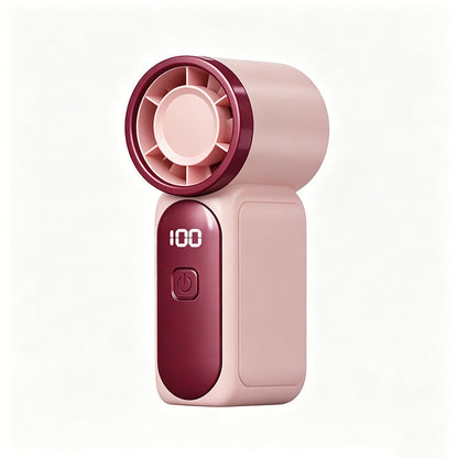🌀Nur 13.98€ diesen Sommer!!!💨Mini-Handventilator mit LED-Anzeige –👍5-stufiger Turbo-Ventilator im Taschenformat.✨Über USB aufladbar, schnelle Kühlung für Reisen und beim Schminken. Das perfekte Geschenk.  Tragbare Kühlung
