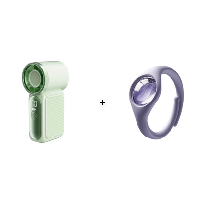 🌀Nur 13.98€ diesen Sommer!!!💨Mini-Handventilator mit LED-Anzeige –👍5-stufiger Turbo-Ventilator im Taschenformat.✨Über USB aufladbar, schnelle Kühlung für Reisen und beim Schminken. Das perfekte Geschenk.  Tragbare Kühlung
