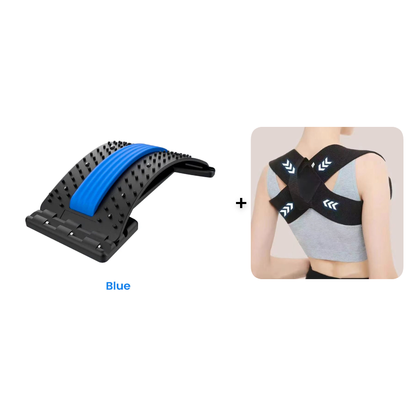 💐 SONDERANGEBOT – 50 % Rabatt! Hochwertiger magnetischer Lendenwirbelstrecker – sanfte Akupunkturmassage, atmungsaktiver Stoff