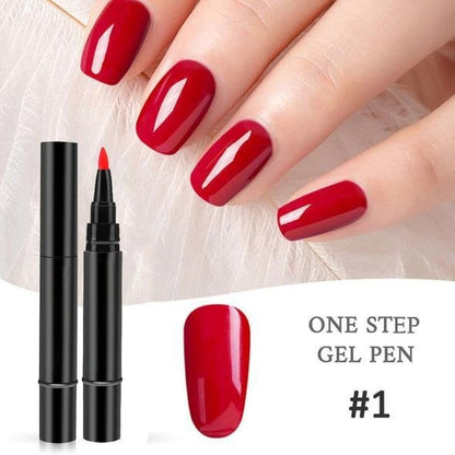 💅✨ 1 KAUFEN, 1 GRATIS! Ein-Schritt-Nagellackstift – Inkl. kostenloser Mini-UV-Nagellampe – Schnell trocknend & deckend – Perfekt für schnelle Maniküre zu Hause 🎁