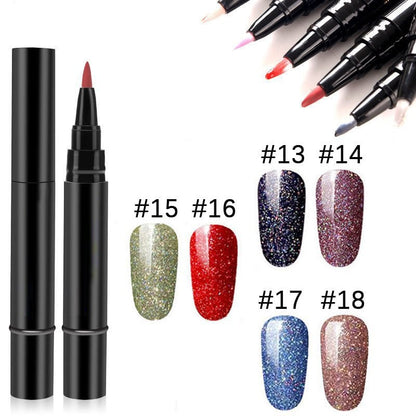 💅✨ 1 KAUFEN, 1 GRATIS! Ein-Schritt-Nagellackstift – Inkl. kostenloser Mini-UV-Nagellampe – Schnell trocknend & deckend – Perfekt für schnelle Maniküre zu Hause 🎁