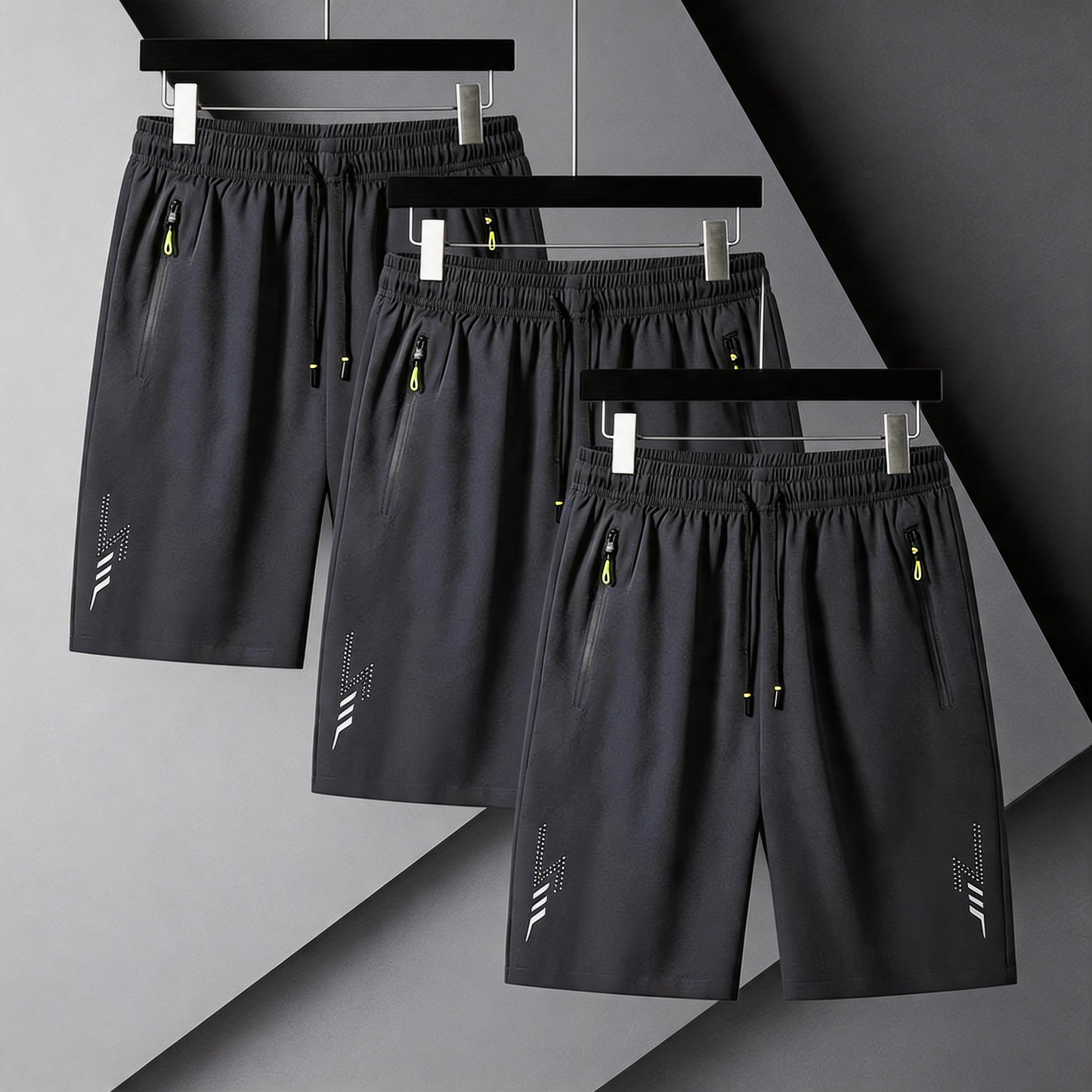 🩳 50% RABATT! 🔥 3er-Pack Kühlende, Luftige & Schnell Trocknende Sportshorts – Leicht, Bequem & Ideal Für Sommerliche Aktivitäten, Training & Entspannung ☀️
