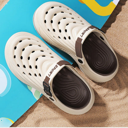📢📢50% RABATT! 🔥ÜBER 50K+ VERKAUFT! Herren Clogs für Sommer – Komfortable Sandalen mit Rutschfestem, Dickem Boden, Ideal für Outdoor🌞🏖️
