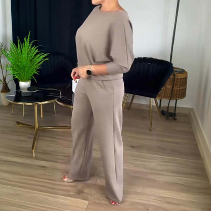 🍁55% RABATT! 🧥 3-teiliges Set: Longline-Cardigan, Top & Hose – Neu im Herbst/Winter – Kuschelig weich, Modischer Layer-Look & Perfekte Passform ✨
