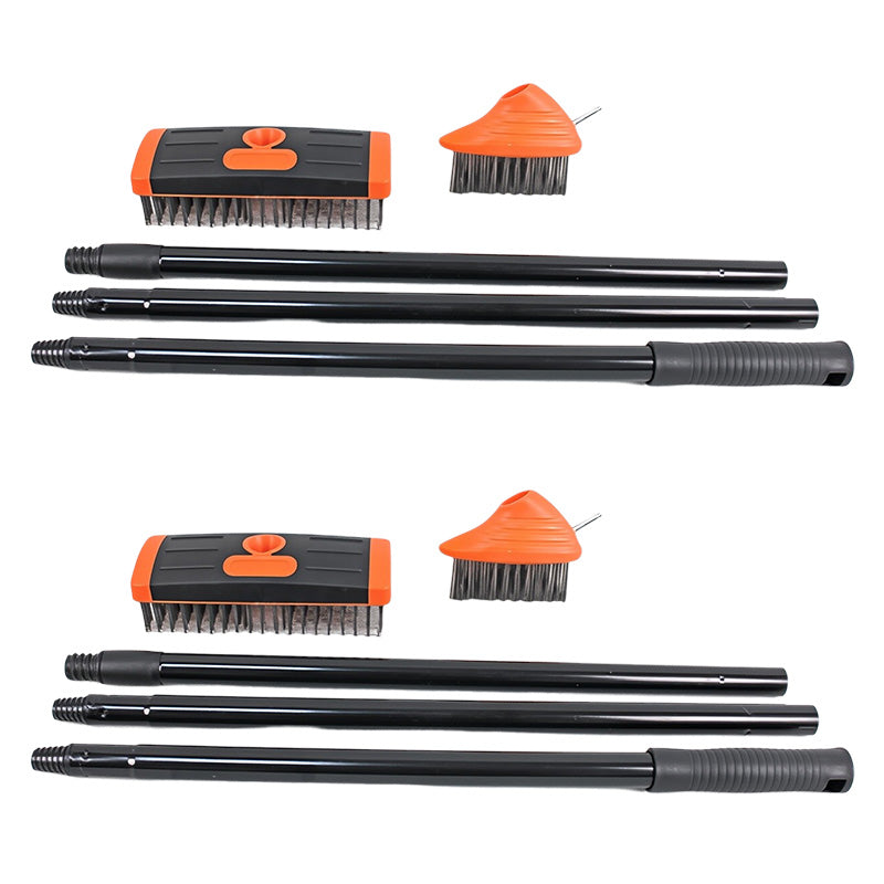🌿 LIMITIERTES ANGEBOT 50% RABATT! ✨ 3-in-1 Unkrautbürsten-Set – Verlängerbar, Robuste Borsten, Vielseitig 🔧
