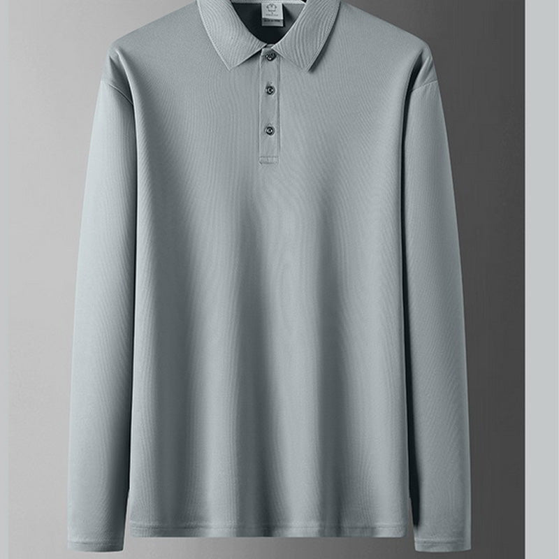 📢📢50 % Rabatt!! ⏰Herren einfarbiges Business-Casual-Oberteil mit Kragen