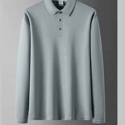 📢📢50 % Rabatt!! ⏰Herren einfarbiges Business-Casual-Oberteil mit Kragen
