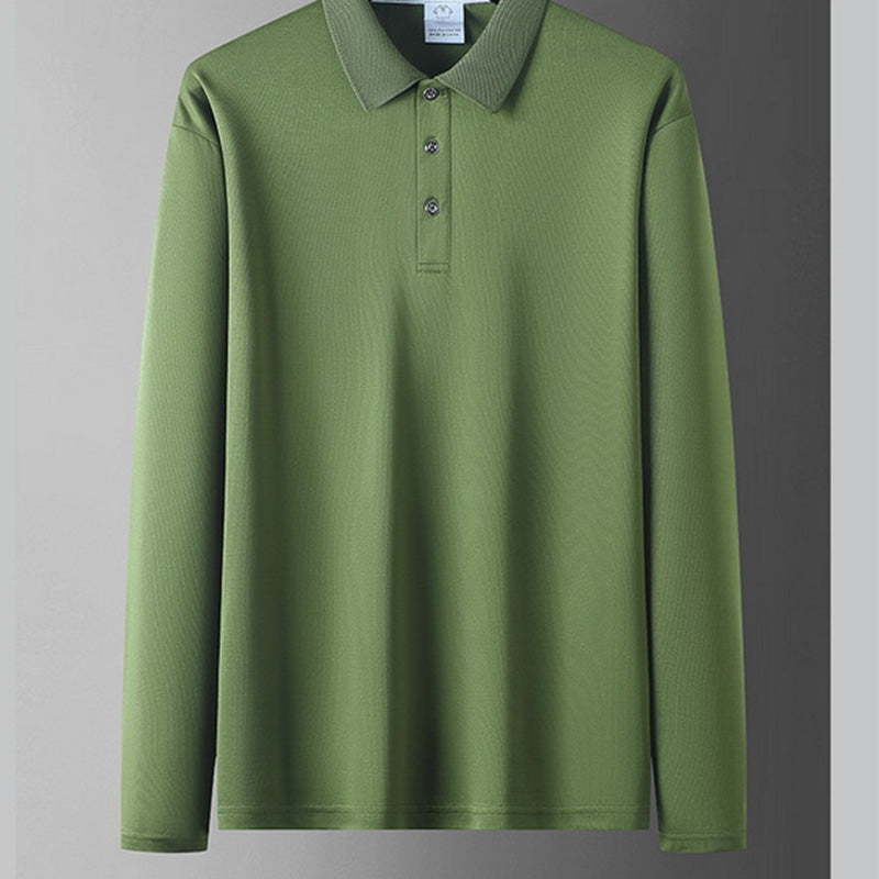 📢📢50 % Rabatt!! ⏰Herren einfarbiges Business-Casual-Oberteil mit Kragen
