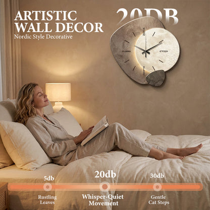 💡 60% RABATT! ✨ Schönes Design, Geräuschloser Betrieb & Sanfte Hintergrundbeleuchtung – Für Ein Stilvolles Zuhause 🏠