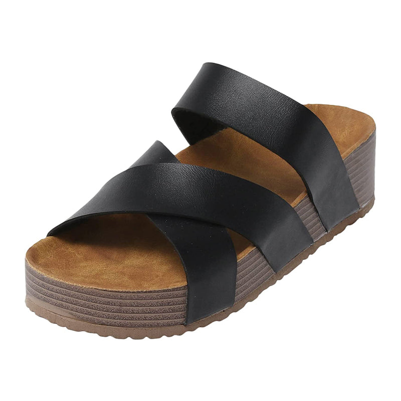 👡 LIMITED-TIME 55% RABATT! ✨ Plateau-Sandalen – California-Casual, Vegan, Keilabsatz ✨