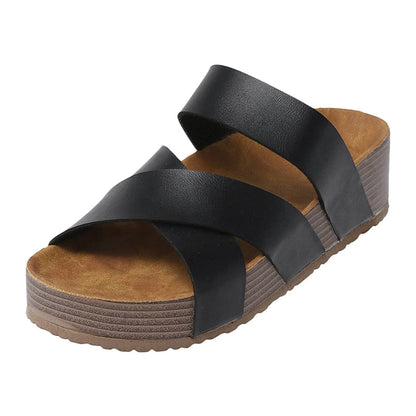 👡 LIMITED-TIME 55% RABATT! ✨ Plateau-Sandalen – California-Casual, Vegan, Keilabsatz ✨