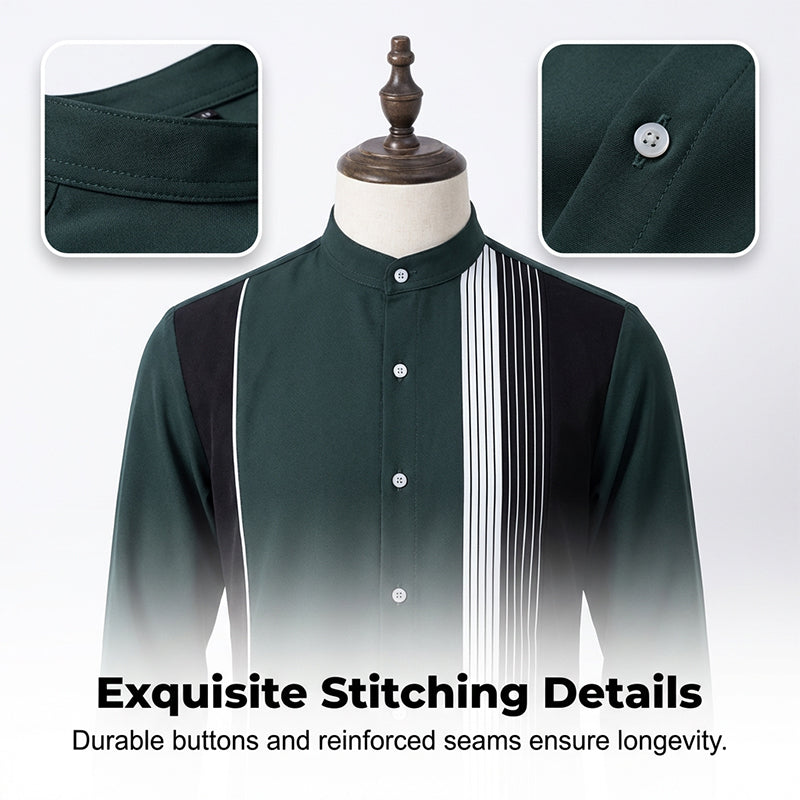 👔 51% RABATT! 🔥 Gestreiftes Herrenhemd & Hose 2-teiliges Set – Stilvoll, Bequem & Perfekt Für Einen Lässigen Look 👖