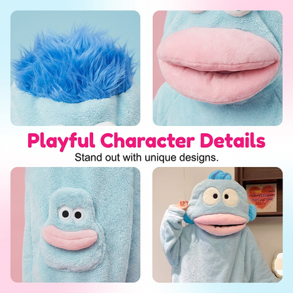 🧸🐟 Eleganz braucht keine Worte – Kuscheliger Pyjama aus Korallenfleece mit Figuren – 50% RABATT! Weich, warm & perfekt für kühle Nächte & entspannte Wochenenden ✨