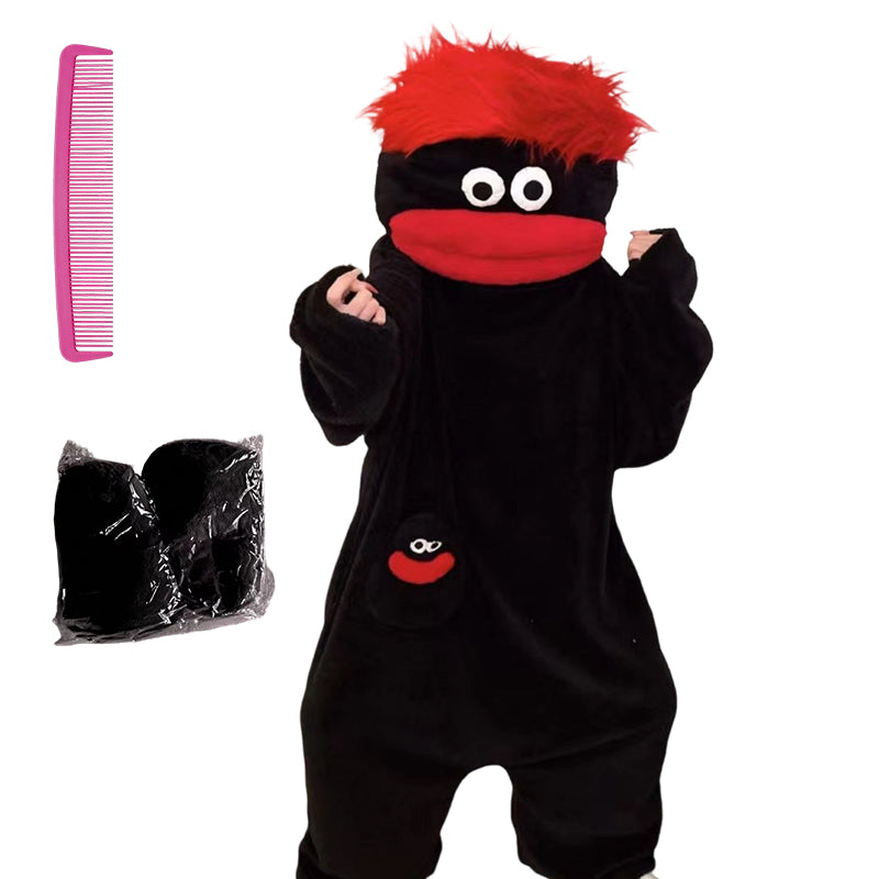 🧸🐟 Eleganz braucht keine Worte – Kuscheliger Pyjama aus Korallenfleece mit Figuren – 50% RABATT! Weich, warm & perfekt für kühle Nächte & entspannte Wochenenden ✨