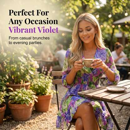 👗📢 MID-SEASON SALE: −50% NUR FÜR KURZE ZEIT! Farbblock-Kleid mit Rüschen & langen Ärmeln – Weich fallender Stoff, schmeichelhafte Taille, perfekt für Gartenpartys & Sommerfeste 🌸✨