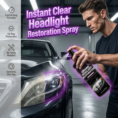 ⏰🔥NUR FÜR KURZE ZEIT 50% RABATT!💡Spray zur Aufarbeitung von Scheinwerfern mit Keramikbeschichtung