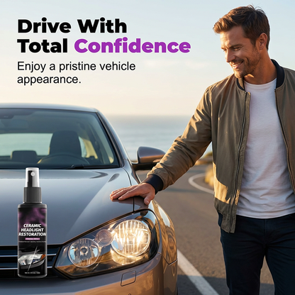 ⏰🔥NUR FÜR KURZE ZEIT 50% RABATT!💡Spray zur Aufarbeitung von Scheinwerfern mit Keramikbeschichtung