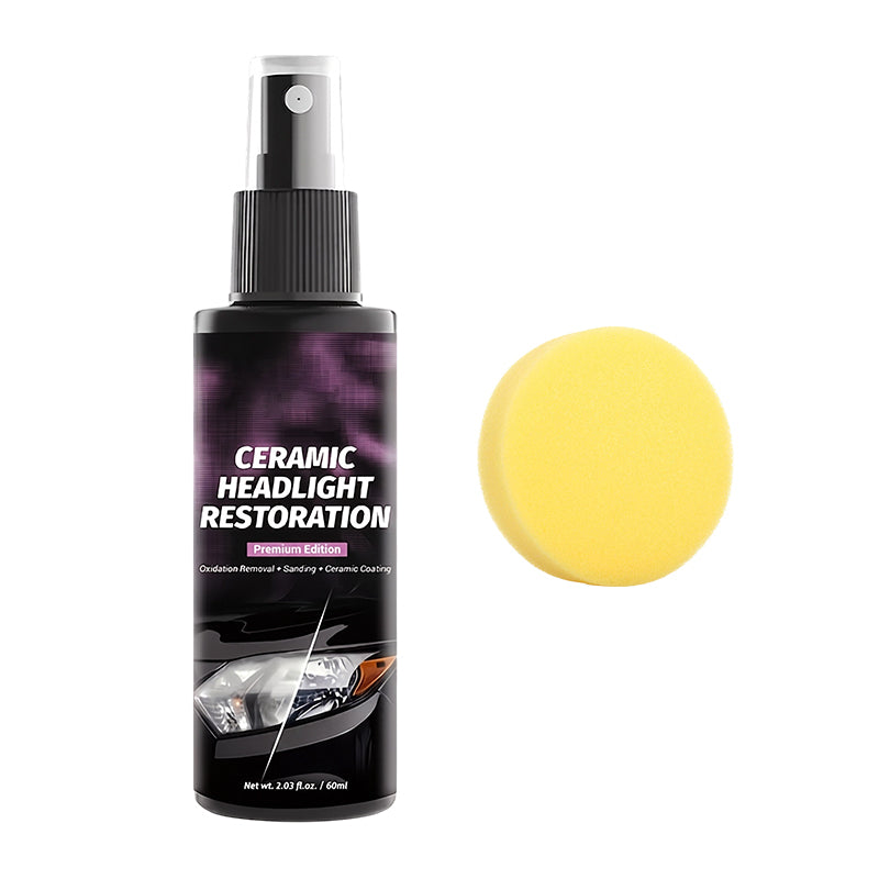⏰🔥NUR FÜR KURZE ZEIT 50% RABATT!💡Spray zur Aufarbeitung von Scheinwerfern mit Keramikbeschichtung