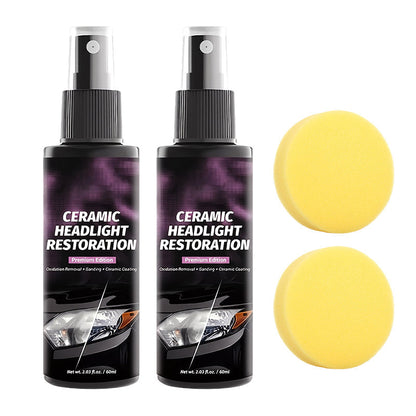 ⏰🔥NUR FÜR KURZE ZEIT 50% RABATT!💡Spray zur Aufarbeitung von Scheinwerfern mit Keramikbeschichtung
