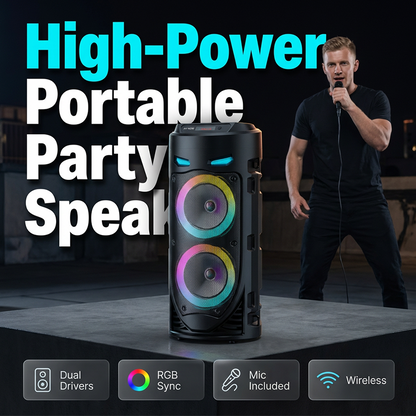 🔊🌿 MID-SEASON SALE: −50% NUR FÜR KURZE ZEIT! Multifunktionaler Bluetooth-Lautsprecher für Outdoor – Leistungsstark, kabellos & ideal für Gartenpartys, Camping & Sport 🎵✨