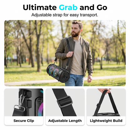 🔊🌿 MID-SEASON SALE: −50% NUR FÜR KURZE ZEIT! Multifunktionaler Bluetooth-Lautsprecher für Outdoor – Leistungsstark, kabellos & ideal für Gartenpartys, Camping & Sport 🎵✨