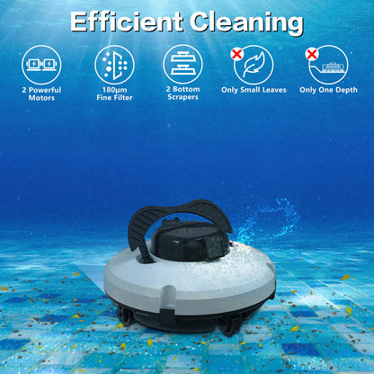🤖50 % RABATT !! 🌊 Poolroboter mit starker Saugleistung – kabellos, intelligente Navigation, 1-Tasten-Start & leicht entleerbarer Filterkorb. 🔋🧹